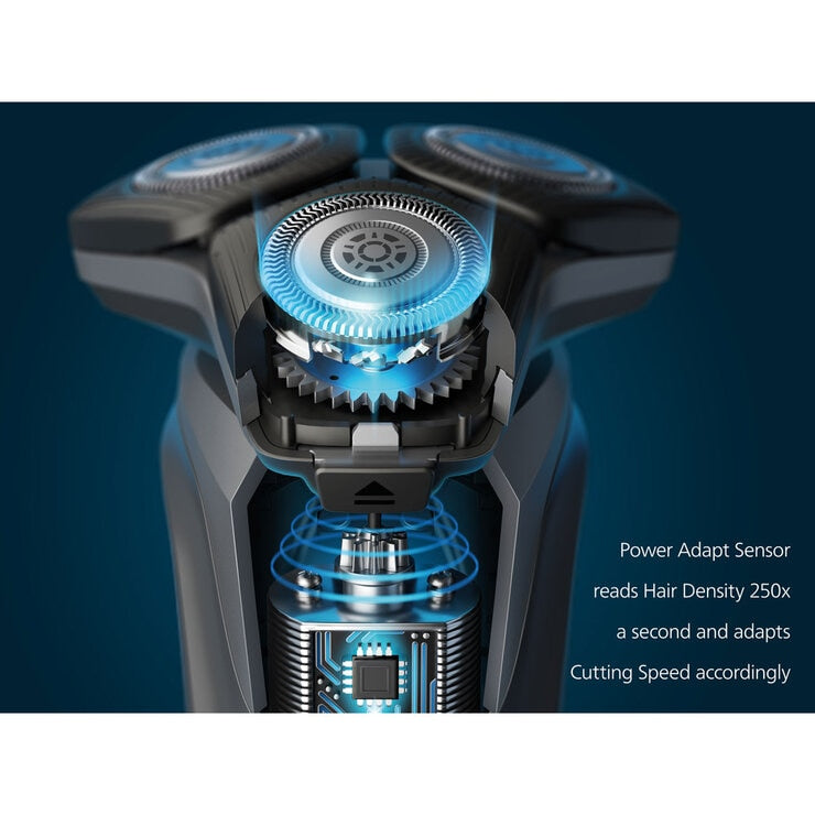 Philips Series 5000 Wet & Dry Electric Shaver with Pop-up & Nose Trimmers & Case