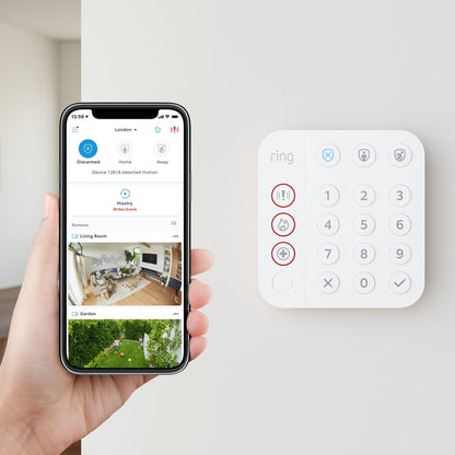 Ring 12pc Alarm Starter Kit Including Outdoor Siren with Indoor Camera