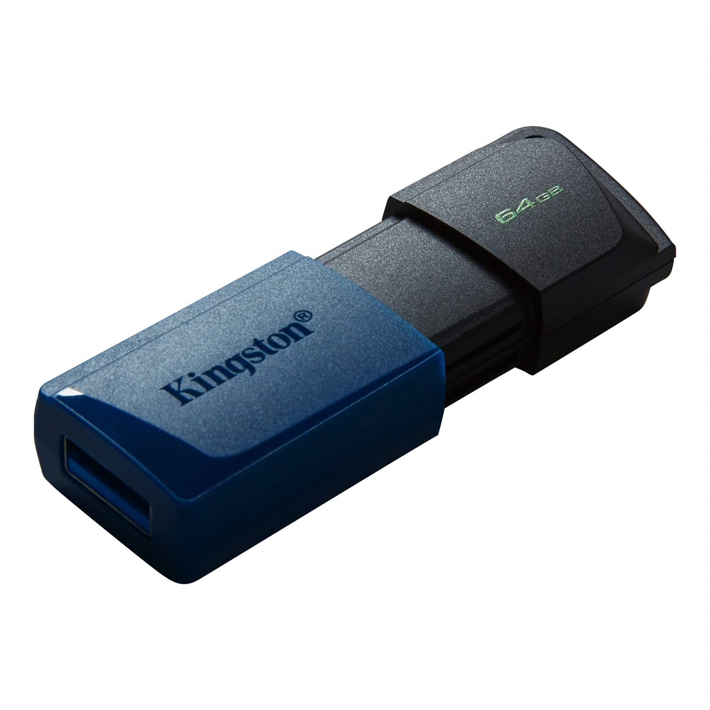 Kingston DataTraveler ExodiaM DTXM/64GB USB Flash Drive, 64GB, Blue / Black
