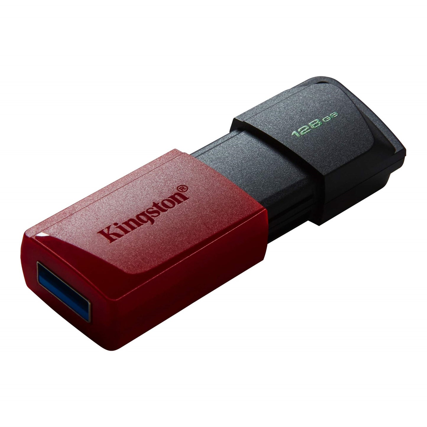 Kingston DataTraveler ExodiaM DTXM/128GB USB Flash Drive, 128GB, Red / Black
