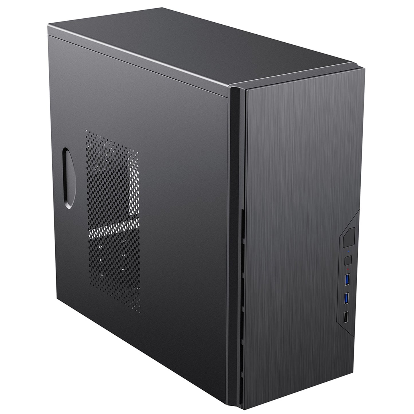 CiT Course Case Black Micro Tower, USB 3.0 / USB 2.0, Micro ATX, Mini-ITX