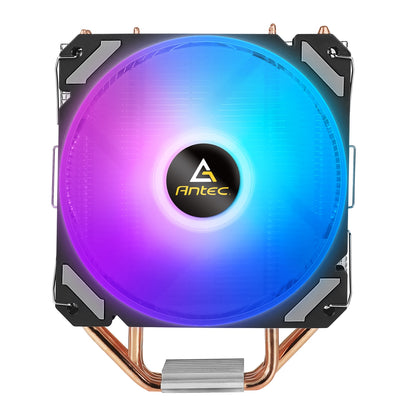 ANTEC A400i Fan CPU Cooler RGB Fan Universal Socket 120mm Neon Light Effect