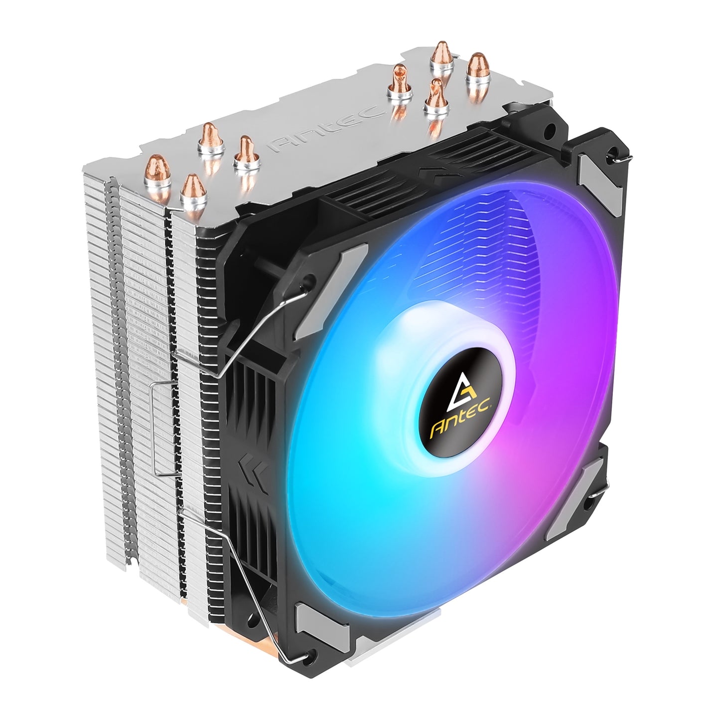 ANTEC A400i Fan CPU Cooler RGB Fan Universal Socket 120mm Neon Light Effect