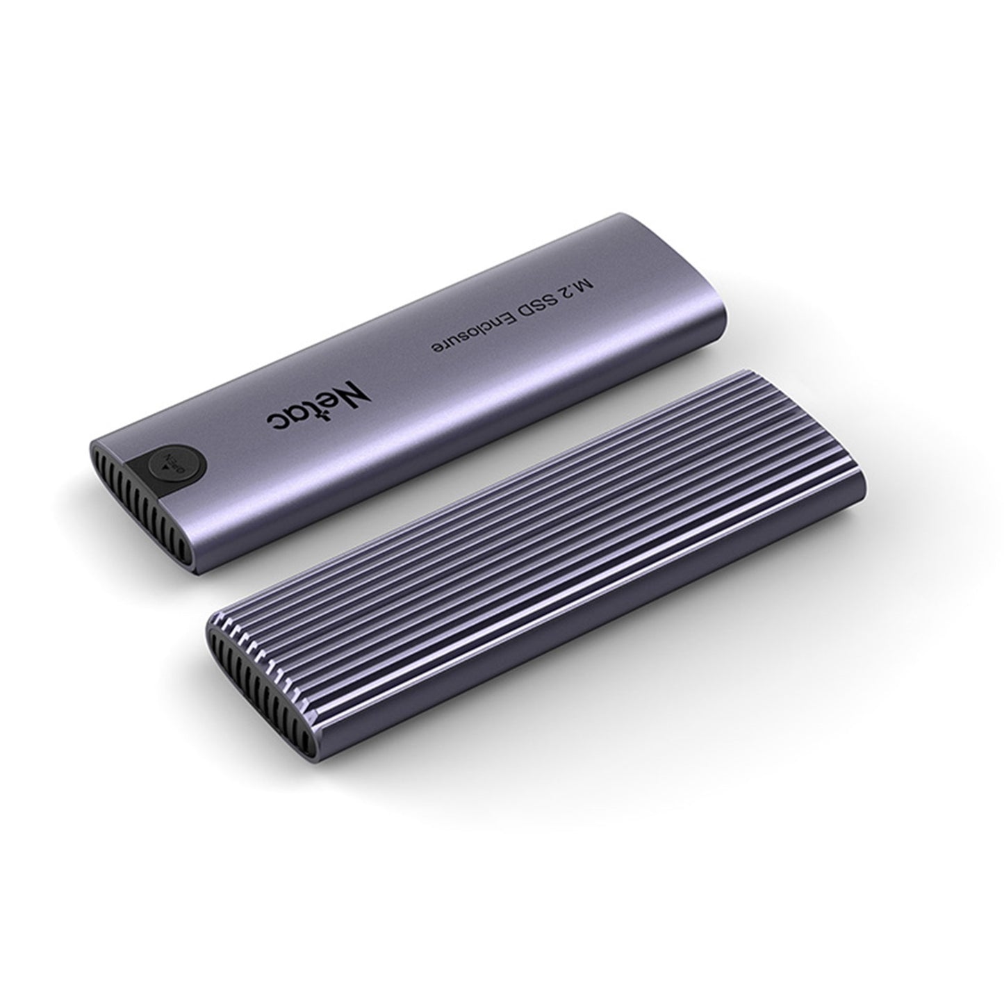 Netac M.2 NVMe/SATA External Enclosure, USB 3.1, 10Gbps, USB C to C, USB C to A