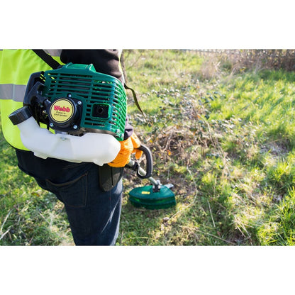 Webb 26cc 25cm Straight Shaft Loop Handled Petrol Brushcutter - Model WEBC26