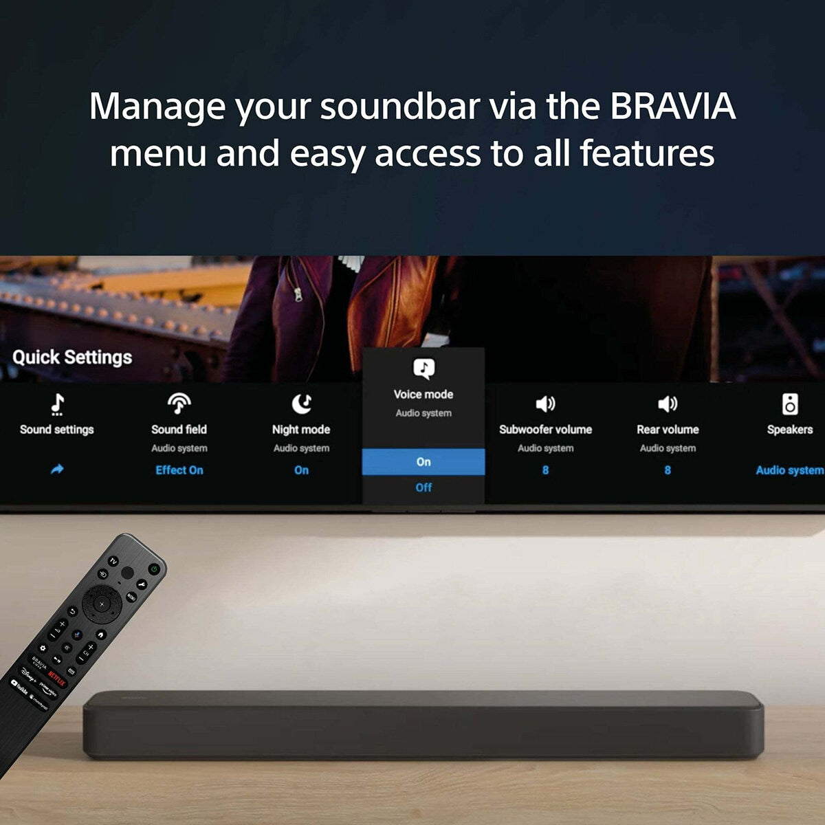 Sony HTS2000 3.1 Ch Soundbar with Built-in Subwoofer and Bluetooth