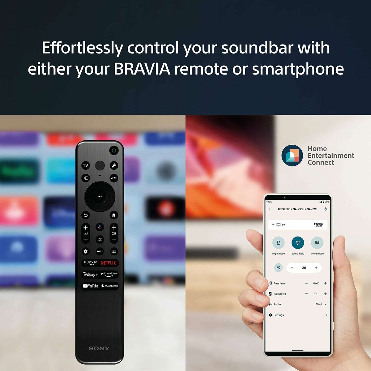 Sony HTS2000 3.1 Ch Soundbar with Built-in Subwoofer and Bluetooth