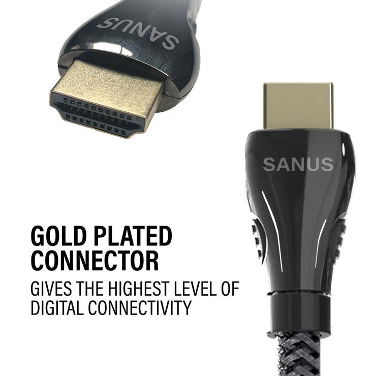 Sanus Preferred 2.1 HDMI Cable, 8K, 3 Metre, Twin Pack