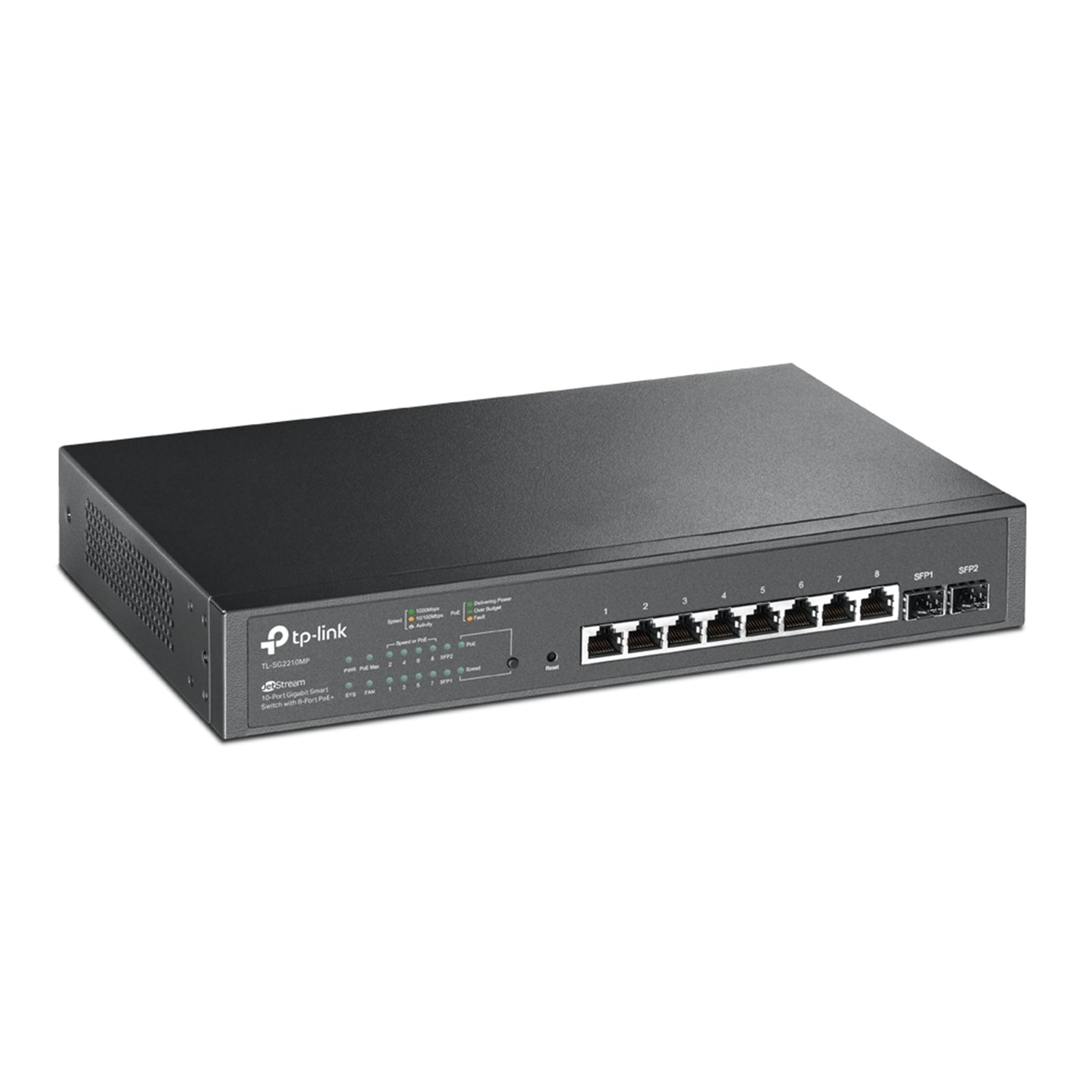 TP-Link JetStream TL-SG2210MP 10-Port Metal Gigabit Smart PoE Switch