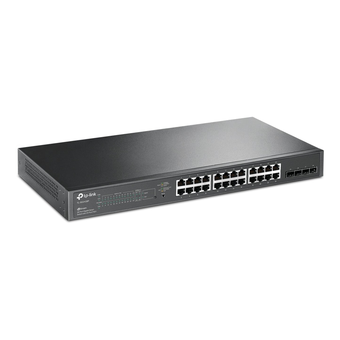 TP-Link JetStream TL-SG2428P 28-Port Metal Gigabit Smart PoE Switch