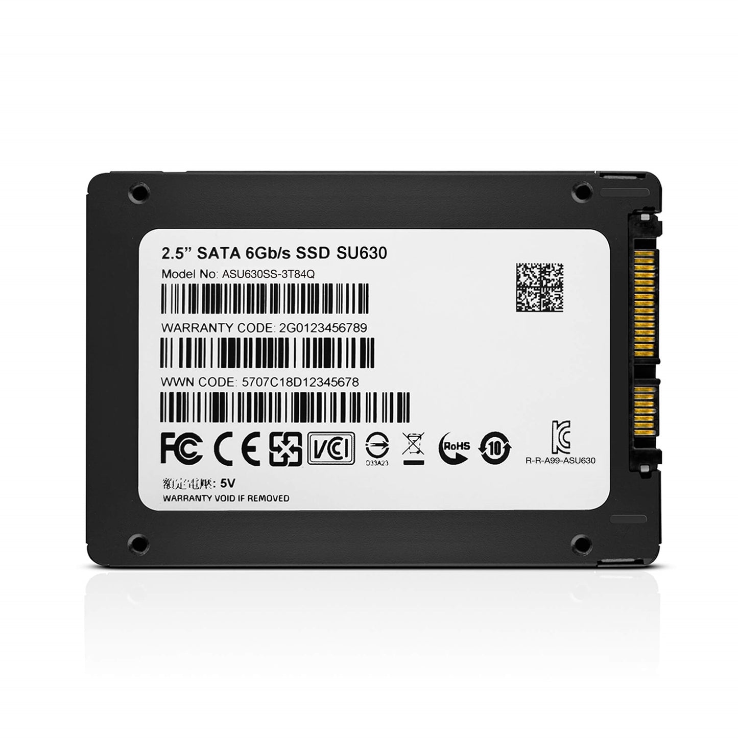 Adata Ultimate SU630 (ASU630SS-480GQ-R) 480GB 2.5 Inch SSD, SATA 3 Interface