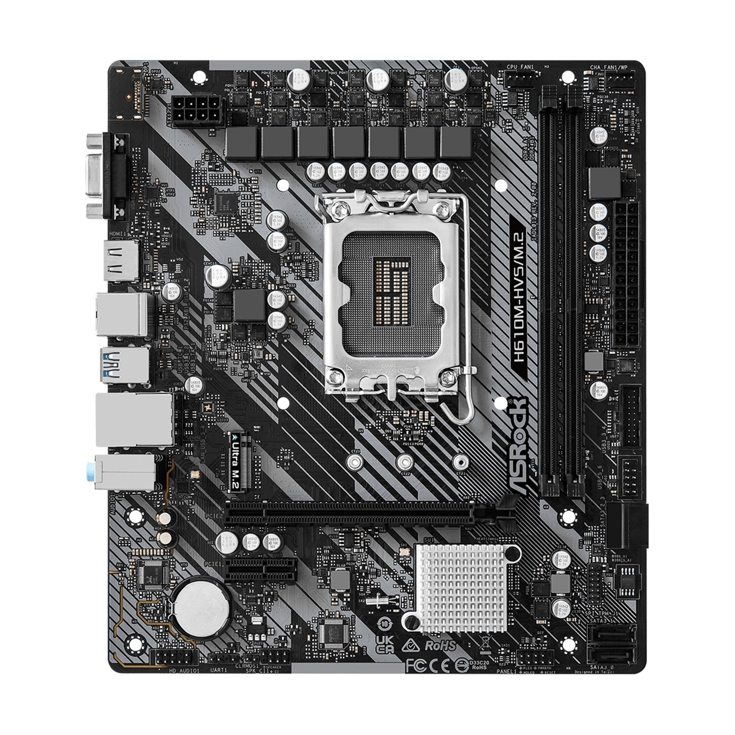 ASRock H610M-HVS/M.2 R2.0 Super Alloy Intel 1700 Socket Motherboard Micro-ATX