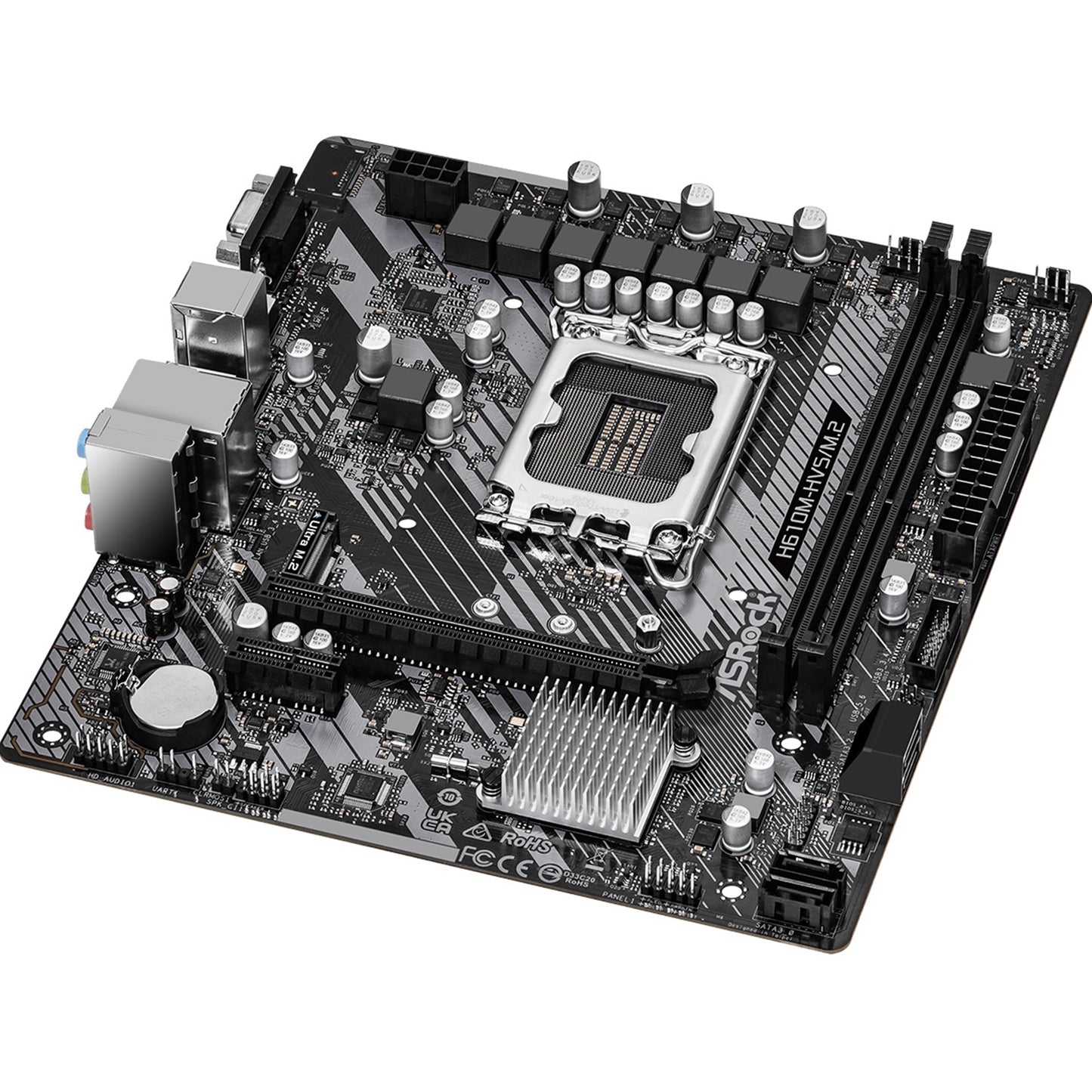 ASRock H610M-HVS/M.2 R2.0 Super Alloy Intel 1700 Socket Motherboard Micro-ATX