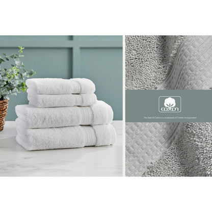 Grandeur 100% Cotton Grey Bath Sheets, Pack of 2