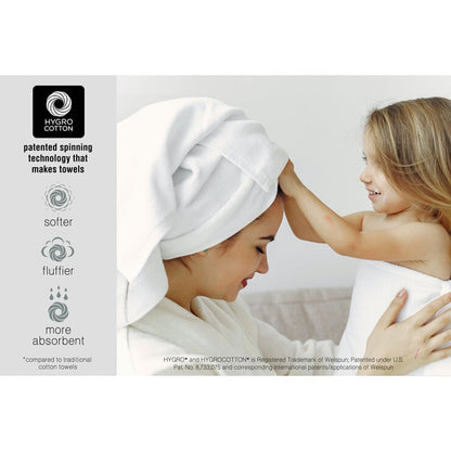 Grandeur 100% Cotton Grey Bath Towels, Pack of 2