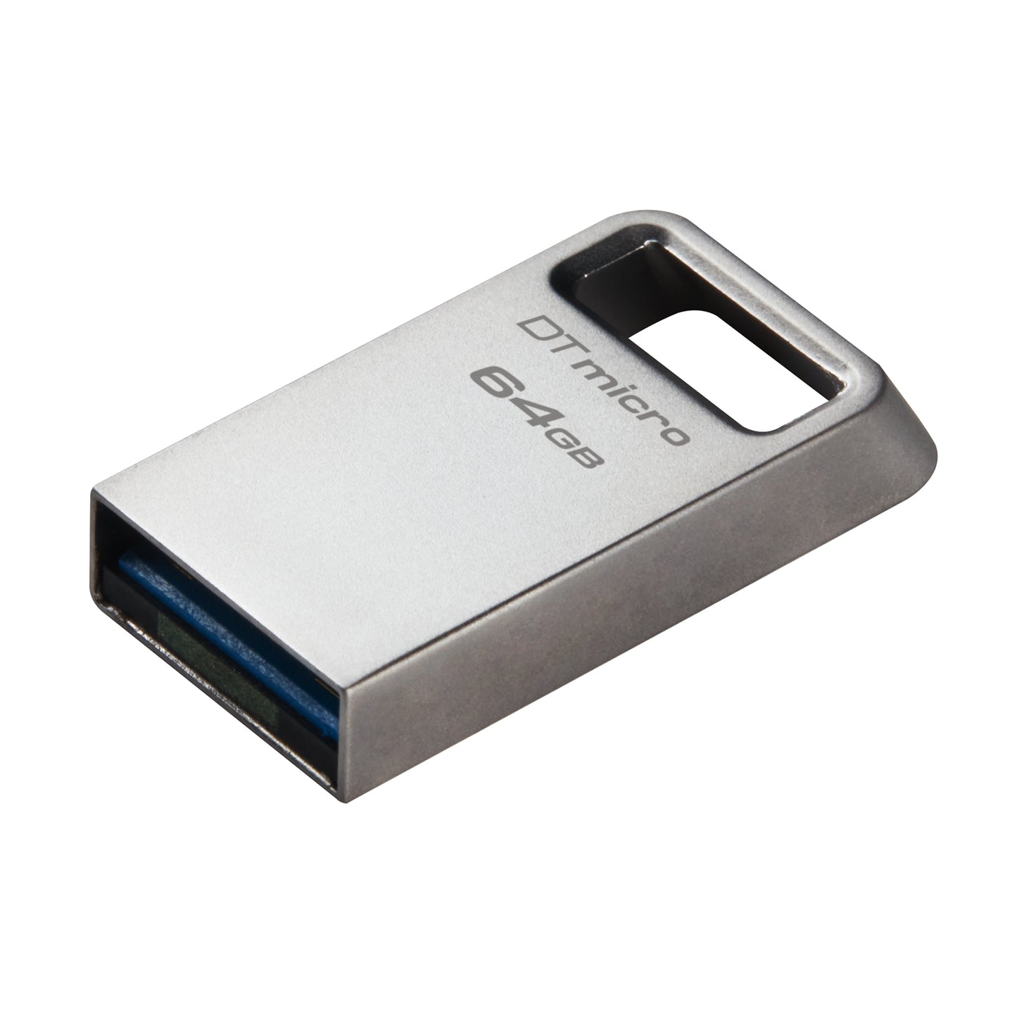 Kingston DTMC3G2/64GB 64GB DataTraveler Micro USB Flash Drive, Metal, 200MB/s