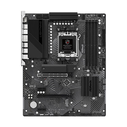 ASRock B650 PG Lightning AMD AM5 Socket Motherboard, ATX DDR5 M2 USB-C IO Shield
