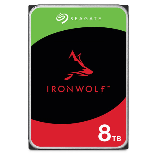 Seagate IronWolf NAS ST8000VN004 8TB 3.5 Inch 7200RPM 256MB Cache Sata lll Internal Hard Drive