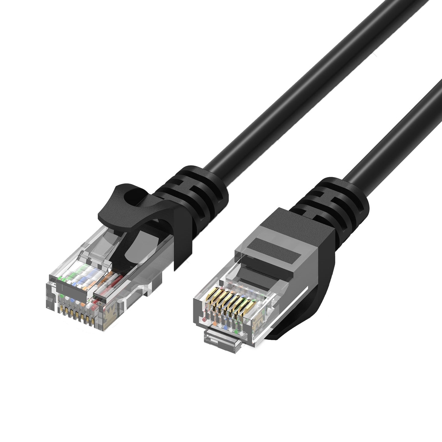 Prevo CAT6-BLK-20M Network Cable, RJ45 (M) to RJ45 (M), CAT6, 20m, Black
