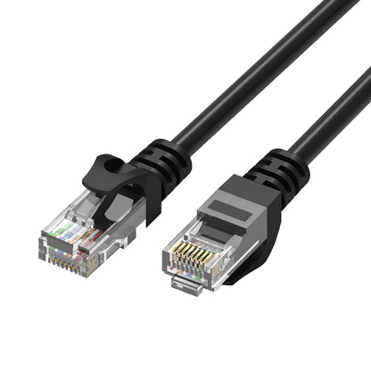 Prevo CAT6-BLK-3M Network Cable, RJ45 (M) to RJ45 (M), CAT6, 3m, Black