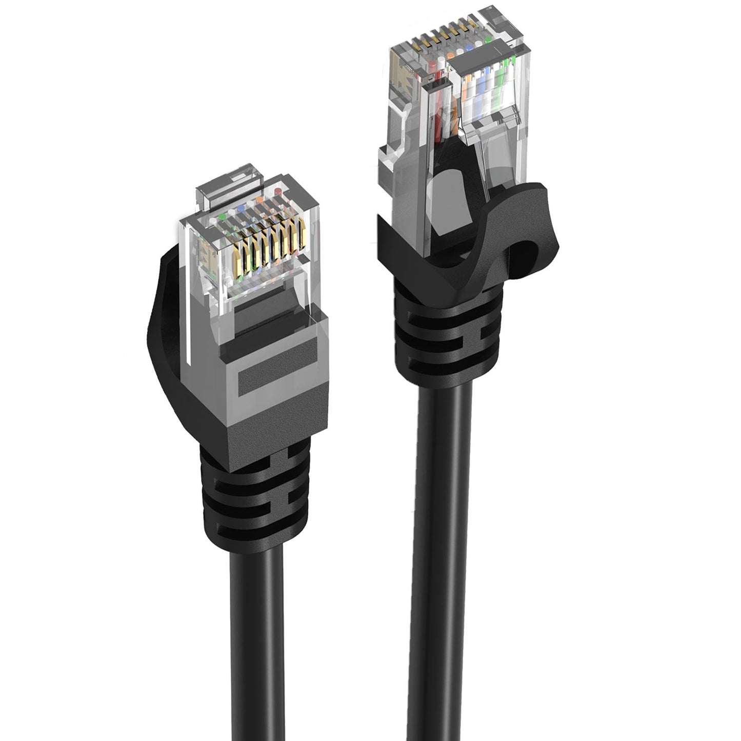 Prevo CAT6-BLK-3M Network Cable, RJ45 (M) to RJ45 (M), CAT6, 3m, Black