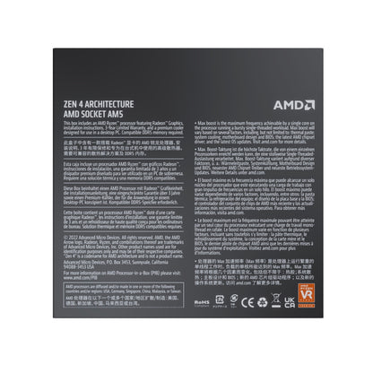 AMD Ryzen 9 7900 12 Core Processor with Wraith Prism LED Cooler Radeon Graphics