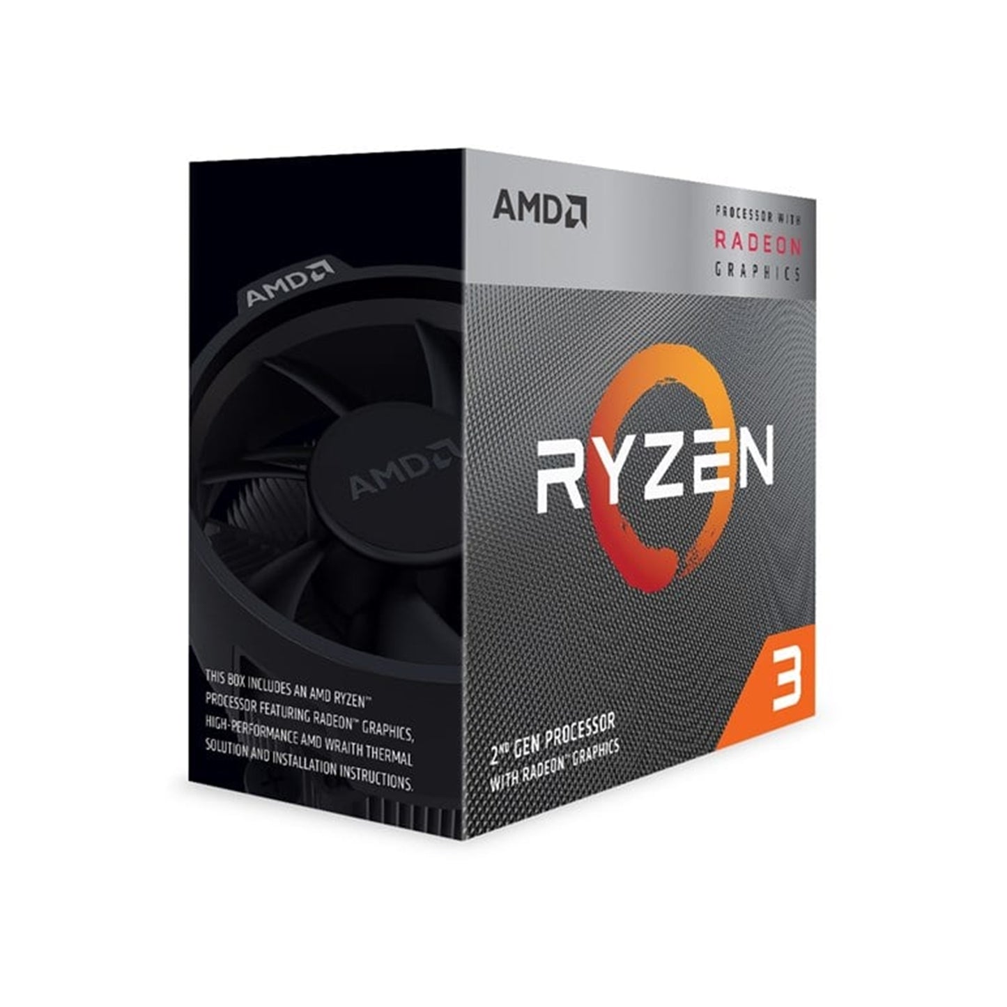 AMD Ryzen 3 3200G 4 Core AM4 Processor 3.8GHz - 4GHz 6MB Cooler Vega 8 Graphics