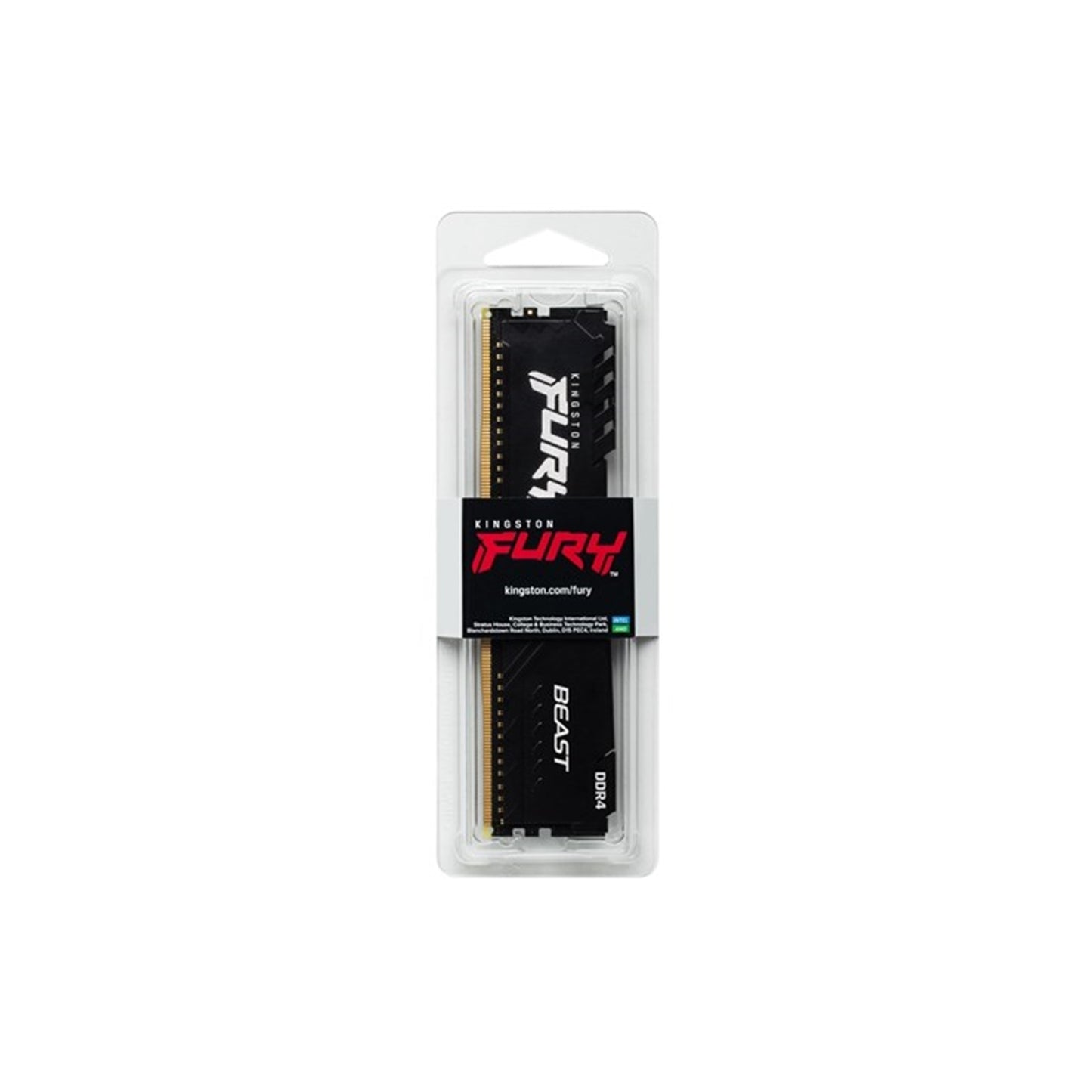 Kingston FURY Beast 2x32GB DIMM DDR4 Memory, 3200MHz, CL16, KF432C16BBK2/64