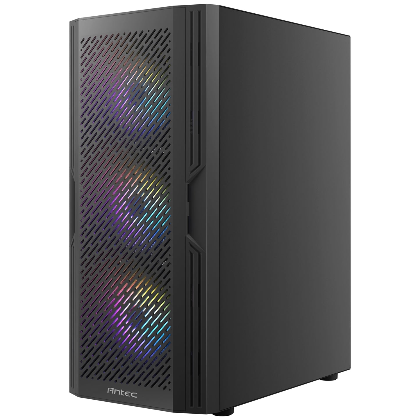 ANTEC AX20 PC Case Black Mid Tower Tempered Glass Side Window Panel