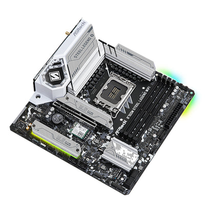 ASRock B760M Steel Legend WiFi Intel 1700 Socket Motherboard, ATX DDR5 M2 USB-C