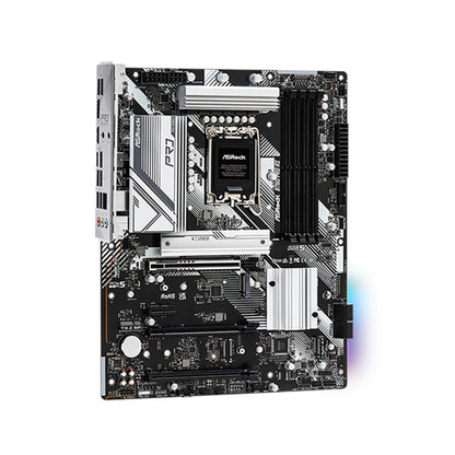 ASRock B760 PRO RS Intel 1700 Socket Motherboard, ATX, 4xDDR5, 3xM2, Fitted I/O