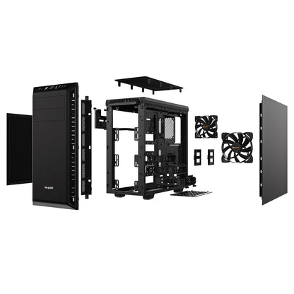 be quiet! Pure Base 600 PC Case, Black, Mid Tower, 3x Pure Wings 2 PWM Fans