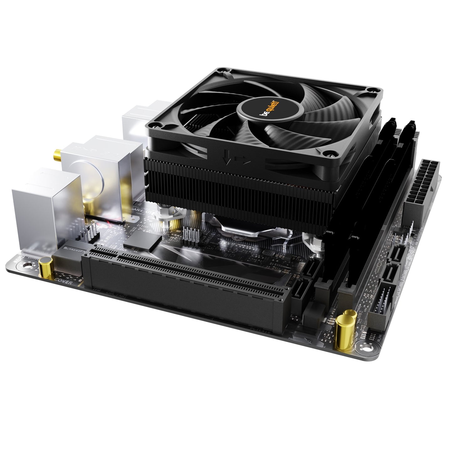 be quiet! Pure Rock LP Low-Profile Fan CPU Cooler 2500RPM 3 Heat Pipes 100W TDP