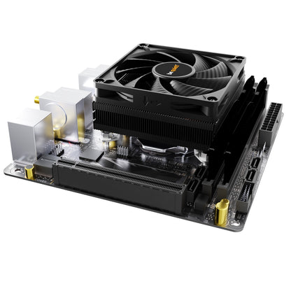 be quiet! Pure Rock LP Low-Profile Fan CPU Cooler 2500RPM 3 Heat Pipes 100W TDP