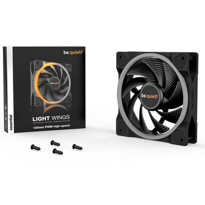 be quiet! Light Wings PWM High Speed ARGB Fan 4-Pin PWM Fan 3-Pin ARGB Connector