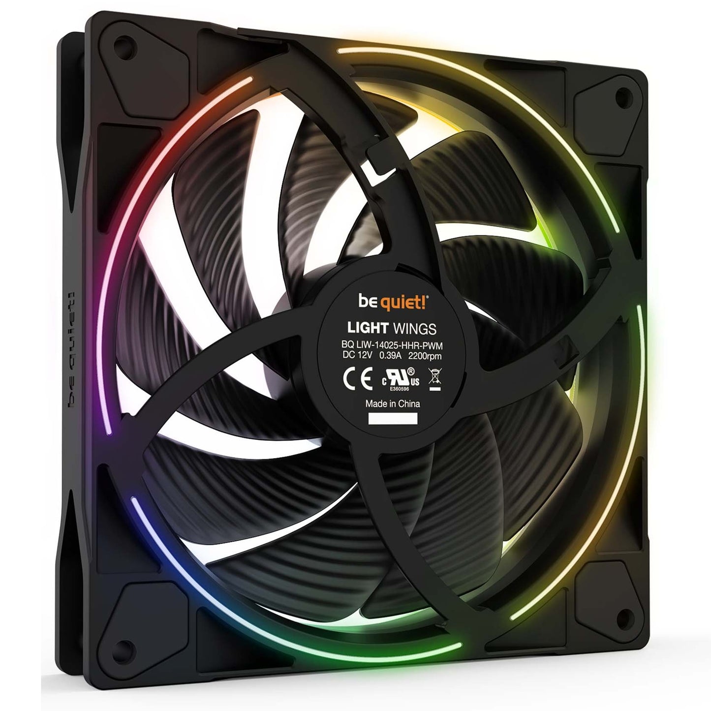 be quiet! Light Wings PWM High Speed ARGB Fan 4-Pin PWM Fan 3-Pin Connectors