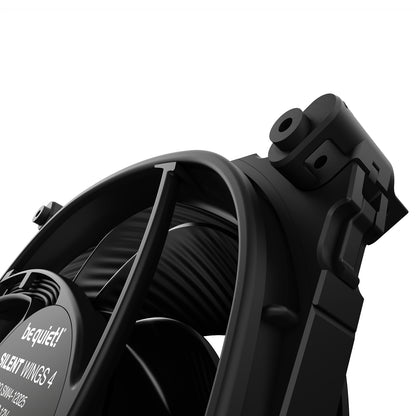 be quiet! Silent Wings 4 PWM High Speed Black Fan, 120mm, 2 Mounting Options