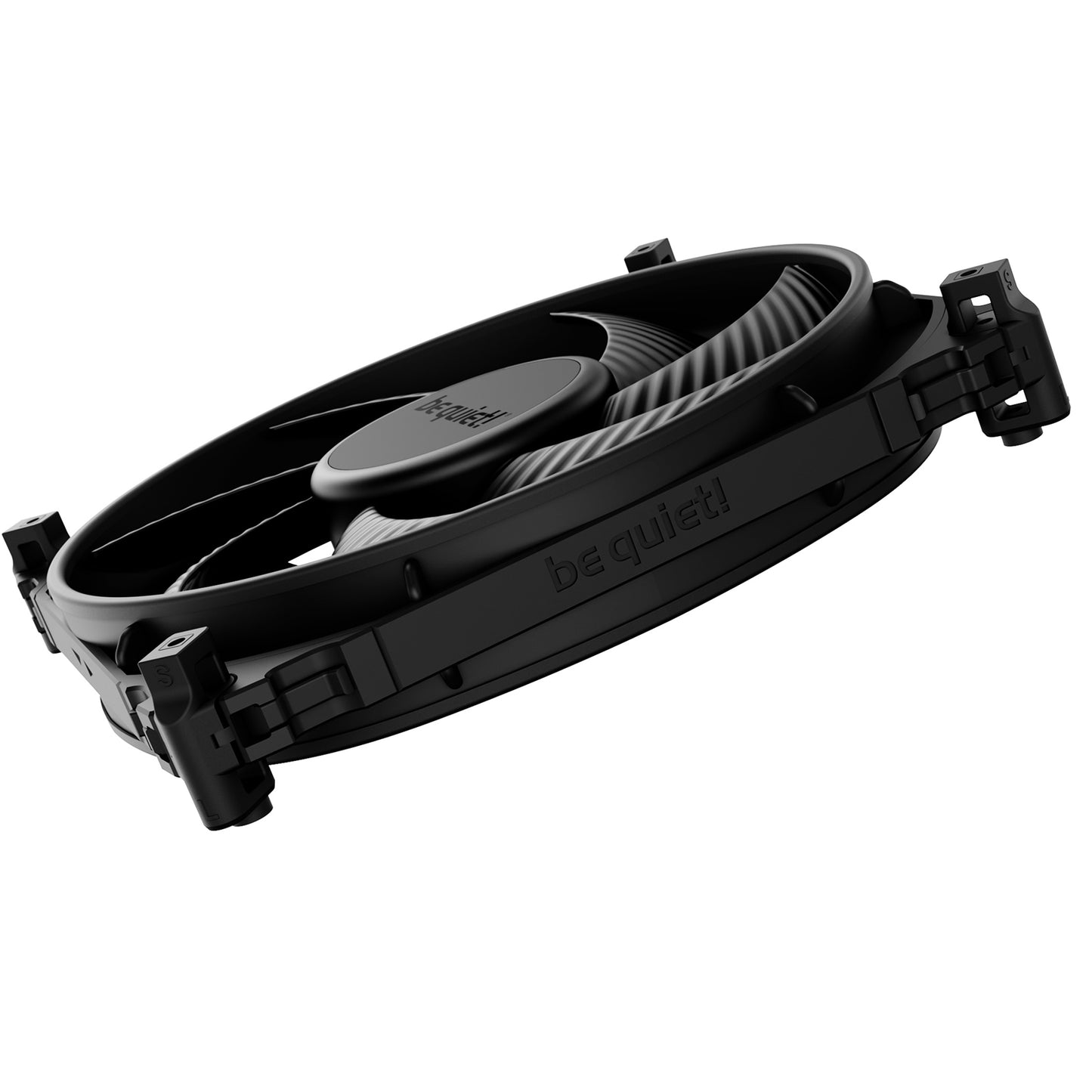 be quiet! Silent Wings 4 PWM Black Fan, 140mm, 1100RPM, 2 Mounting Options