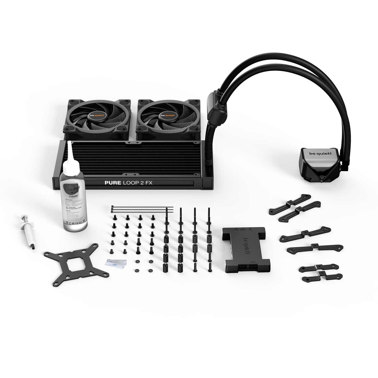 be quiet! Pure Loop 2 FX AiO Liquid CPU Cooler 240mm Radiator ARGB PWM Hub