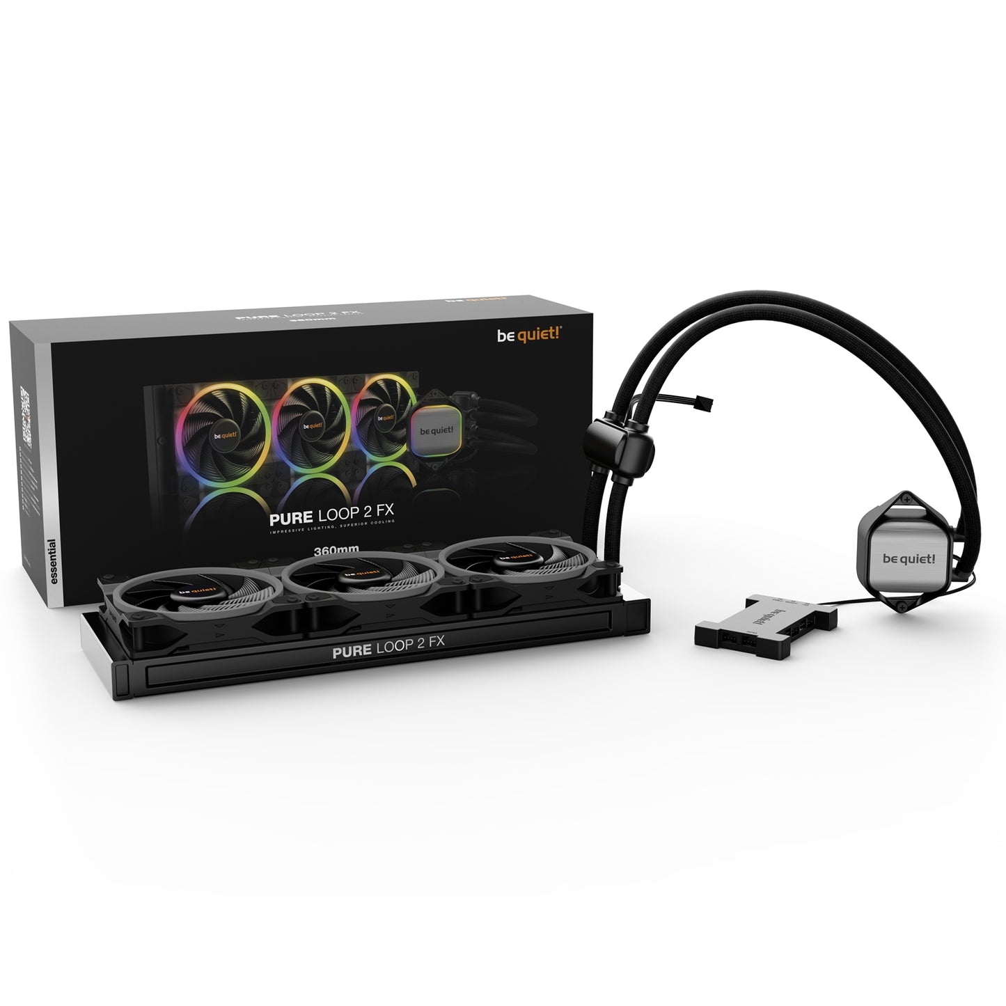 be quiet! Pure Loop 2 FX AiO Liquid CPU Cooler 360mm Radiator ARGB Cooling Fan