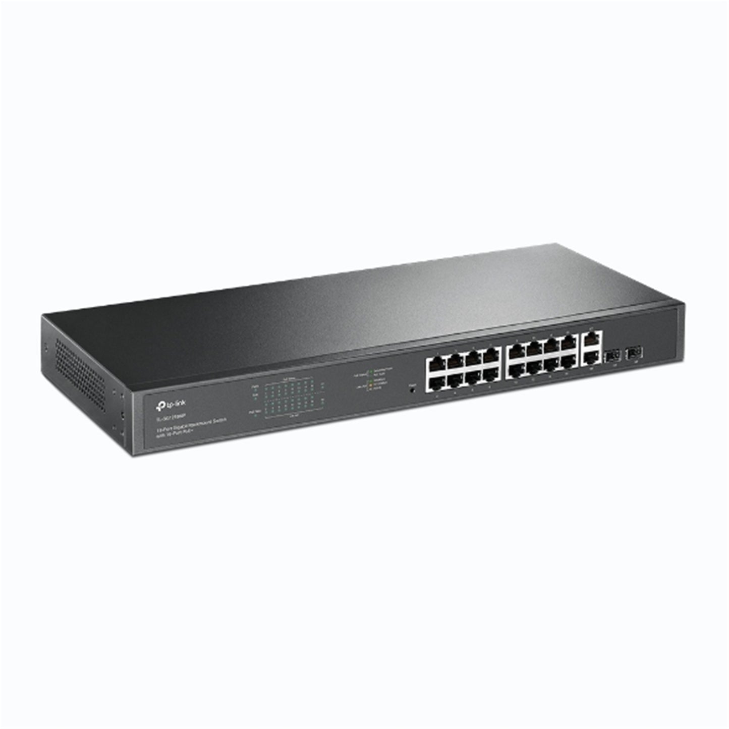 TP-Link TL-SG1218MP 18-Port Metal Gigabit Rackmount PoE Switch w/ 16 PoE+ (250W)