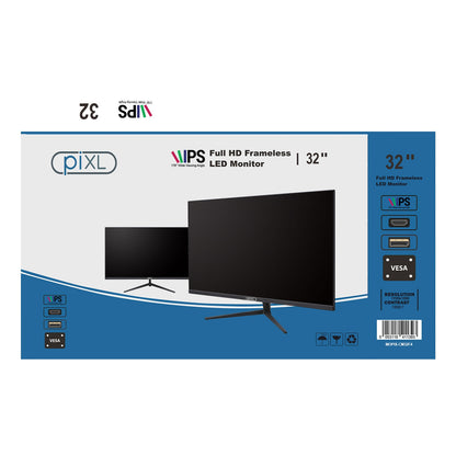 piXL CM32F4 32 Inch 60Hz Frameless Monitor