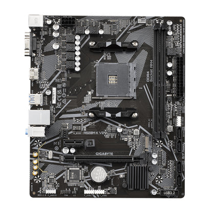 Gigabyte A520M K V2 Motherboard, AMD Socket AM4, Micro-ATX, DDR4, M.2, GbE LAN
