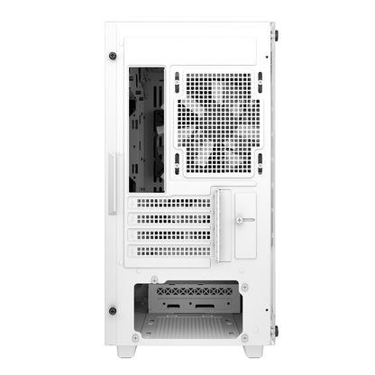 DeepCool CC360 ARGB WH, White, Mini Tower Chassis with Tempered Glass Window