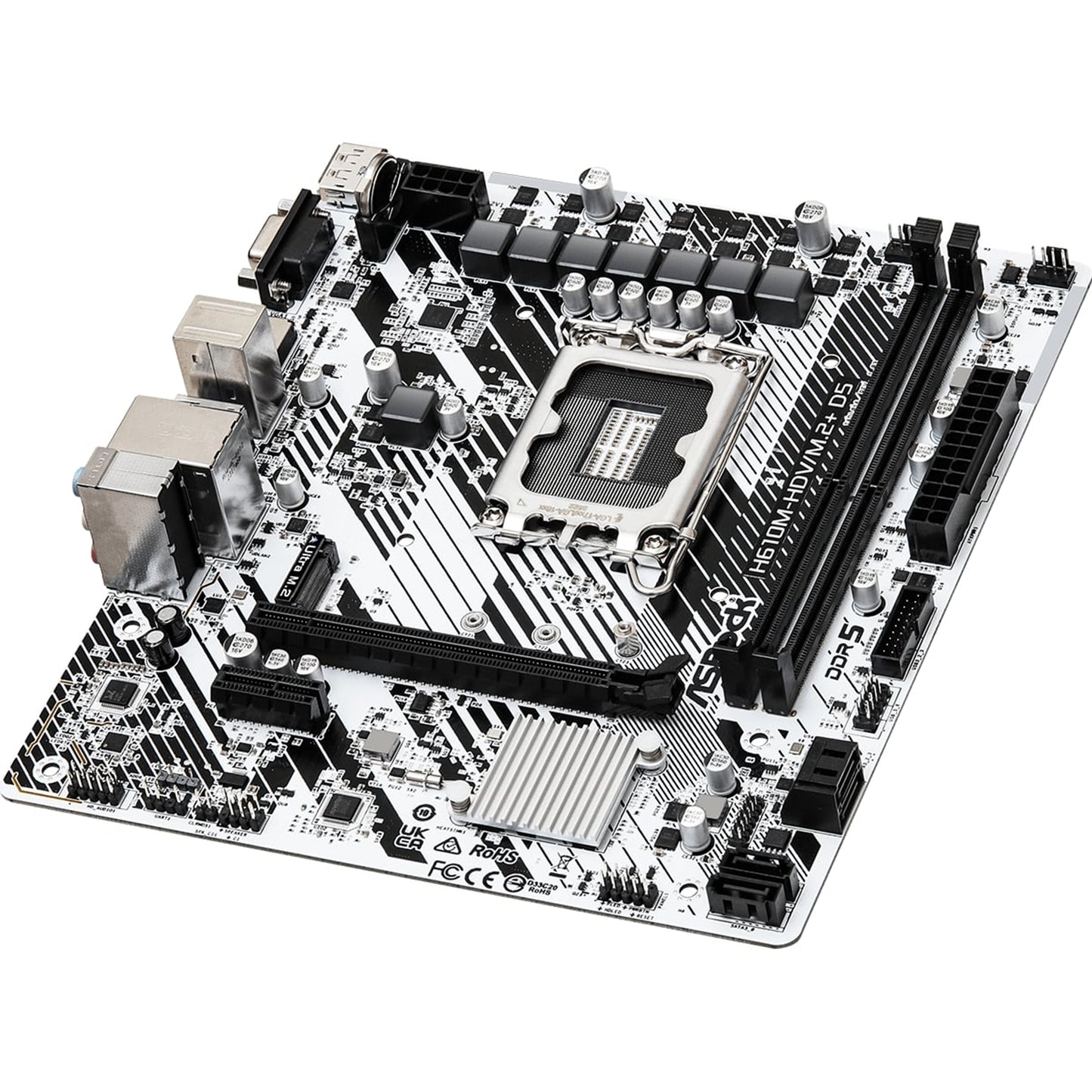 ASRock H610M-HDV/M.2+ D5 Intel 1700 Socket Motherboard Micro-ATX