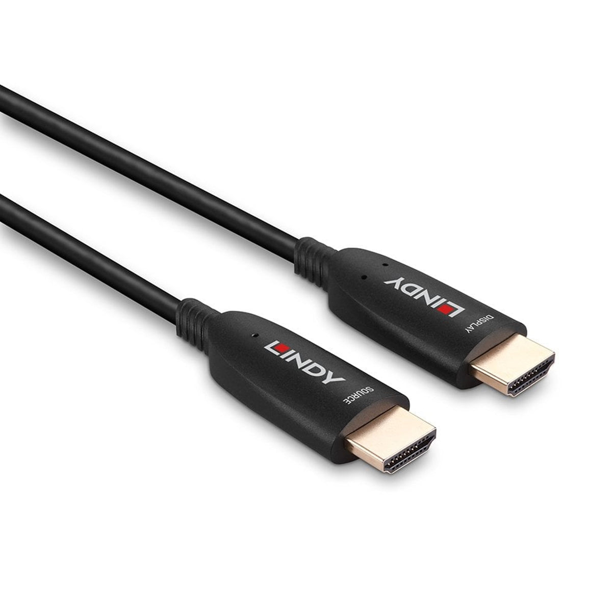 Lindy 38510 10m HDMI (M) 2.1 Anthra Line Fibre Optic Hybrid Cable - Black