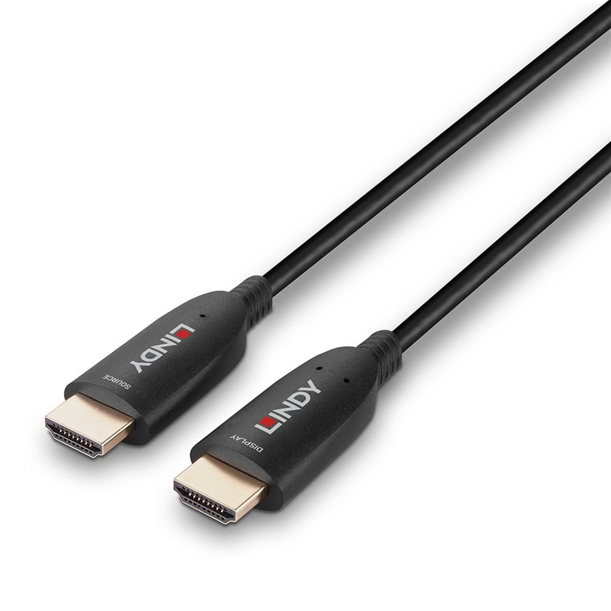 Lindy 38510 10m HDMI (M) 2.1 Anthra Line Fibre Optic Hybrid Cable - Black