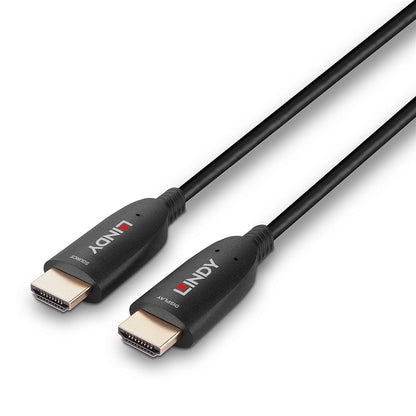 Lindy 38510 10m HDMI (M) 2.1 Anthra Line Fibre Optic Hybrid Cable - Black