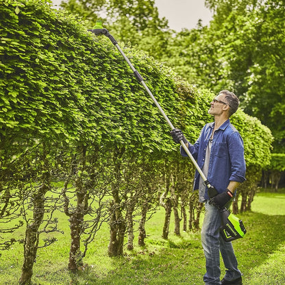 Greenworks 60V DigiPro 20 Inch Long Reach Cordless Hedge Trimmer (Tool Only)