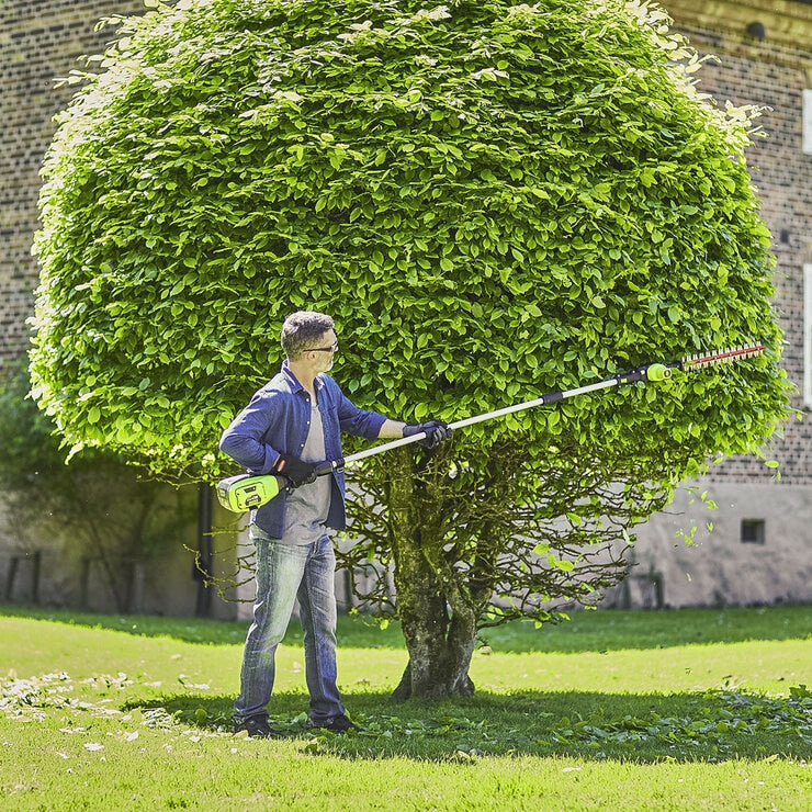 Greenworks 60V DigiPro 20 Inch Long Reach Cordless Hedge Trimmer (Tool Only)